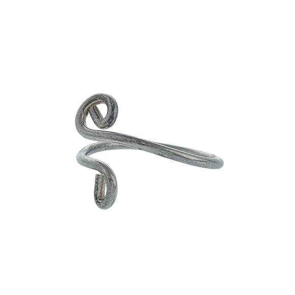 Estate Sterling Silver 925 Twisted Wire Ring Size 3.5 - Picture 4 of 8